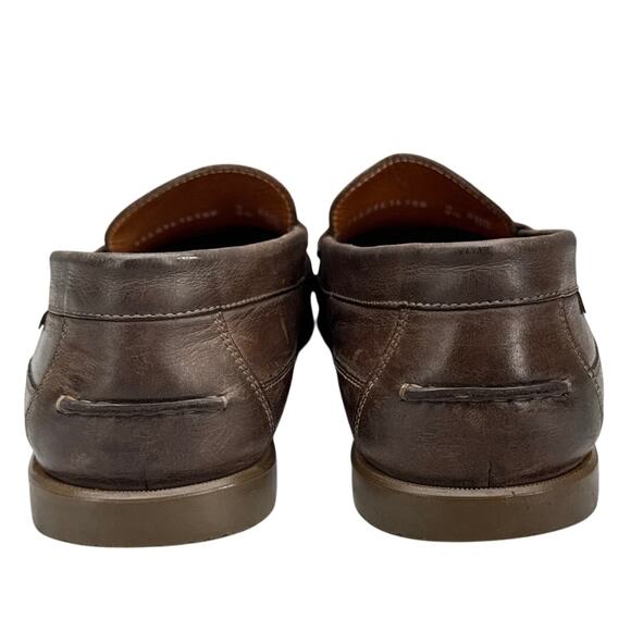 Mephisto Spinnaker Brown Leather Slip On Penny Loafer Boat Deck Shoe Men 9.5 main image 3